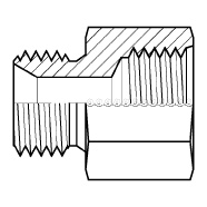 FLANGE MÉTRICA DE 60°, 9335